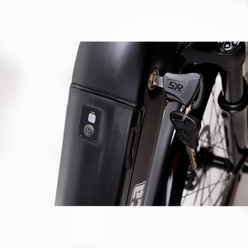 E-Bike Venere BLACK a pedalata assistita batteria integrata LITIO PRO autonomia 90Km