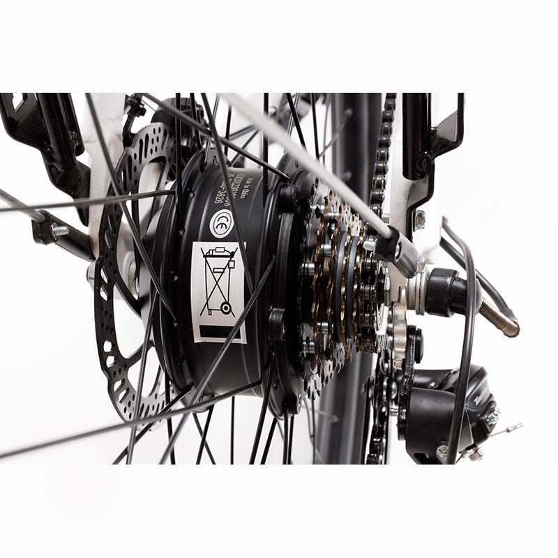E-Bike Venere WHITE a pedalata assistita 250W autonomia 90Km Batteria LITIO PRO