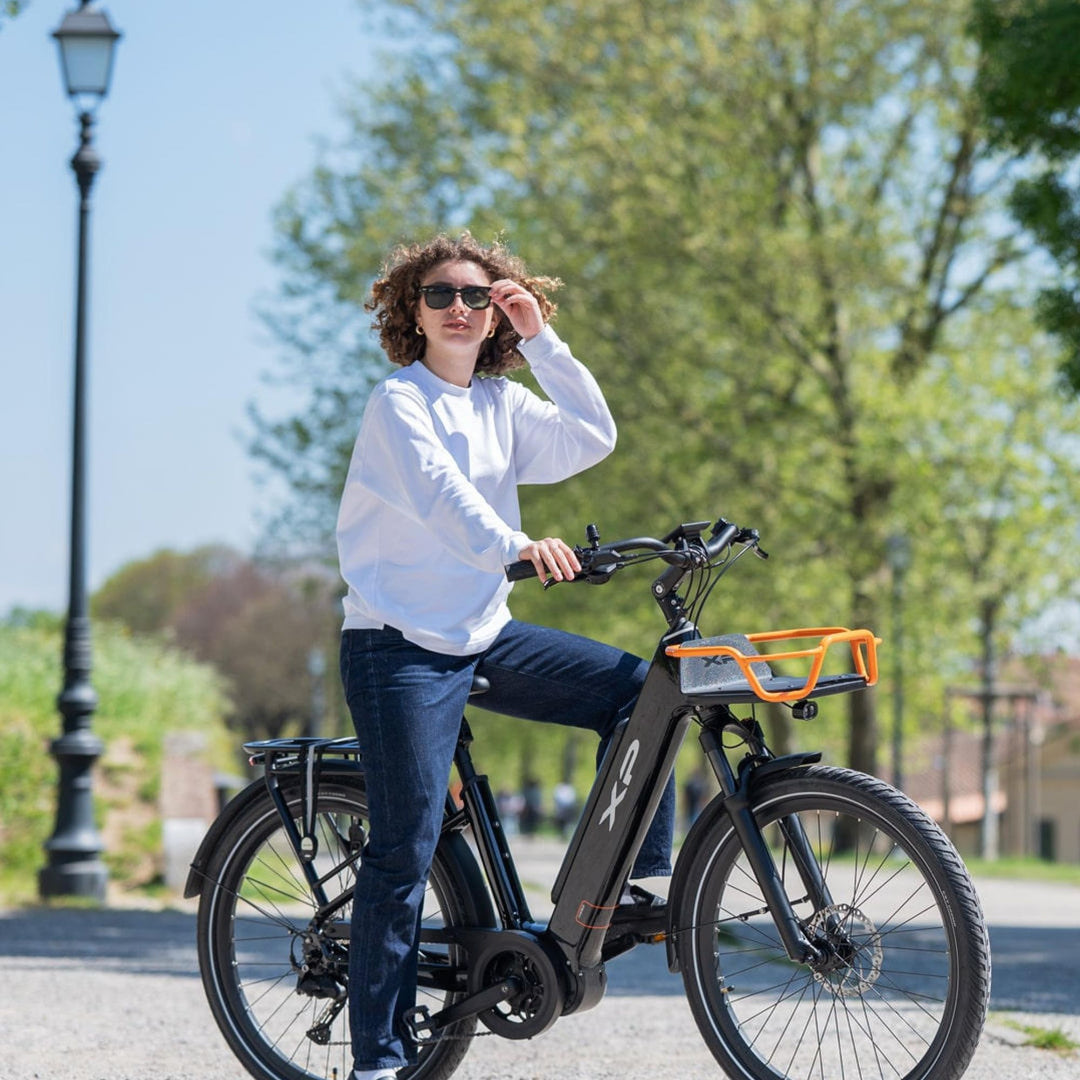 XP I-MD9.2 city bike elettrica Bianco perla